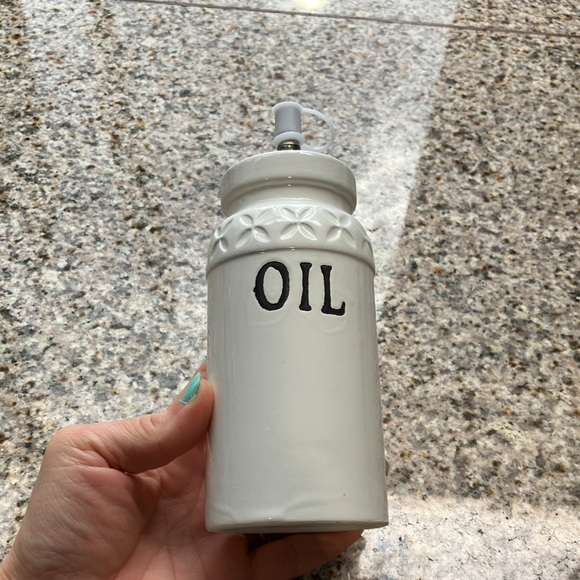 Oil small ceramic bottle container - Picture 2 of 2